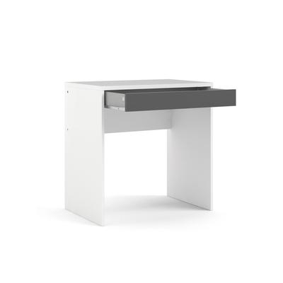 Schreibtisch Holz weiß 80x48 cm