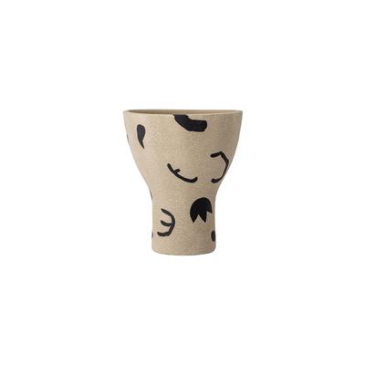 Terrakotta-Vase H27cm, beige