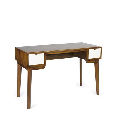 Schreibtisch aus Holz, L 120 cm, zweifarbig