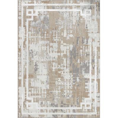 Abstrakt Moderner Teppich Beige/Weiß 200x275