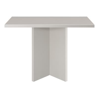 Quadratischer Esstisch aus mit laminiertem, 100x100 cm, Taupe