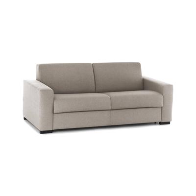 2-Sitzer festes Sofa aus Stoff taubengrau 160x95 cm