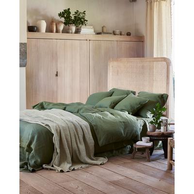 Bettbezug aus Leinen, Grün, 135x200 cm