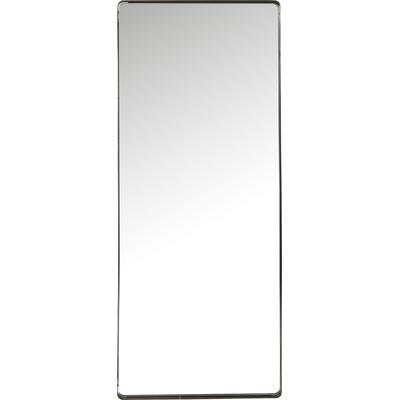 Rechteckiger Spiegel mit Stahlrahmen, schwarz, 80x200cm