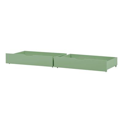 Schubladenset für 90x200cm Betten, Pale Green