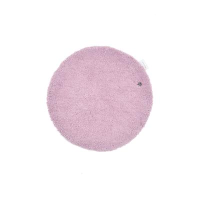 Handgetufteter Badteppich aus Polyester - rosa 70x120 cm