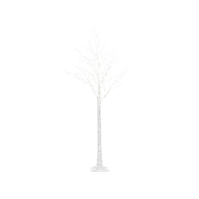 Outdoor Weihnachtsbeleuchtung LED weiß Birkenbaum 160 cm