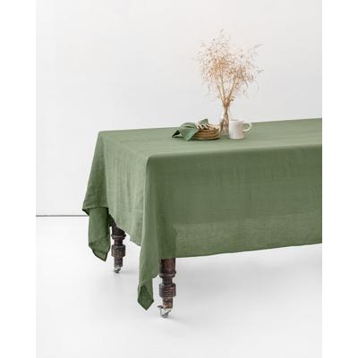 Tischdecke aus Leinen, Grün, 150x250 cm