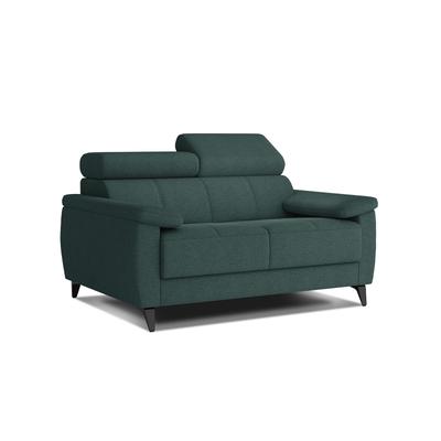 2-Sitzer Sofa in Stoff, smaragdgrün