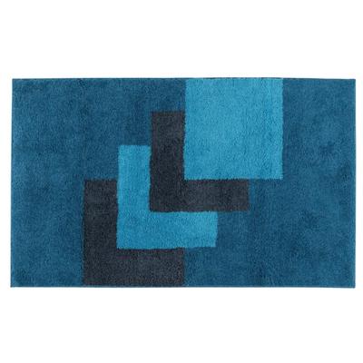Badvorleger aus Baumwolle, 70 x 120 cm, blau