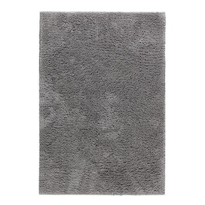 Badteppich aus Baumwolle, 70 x 110 cm, grau