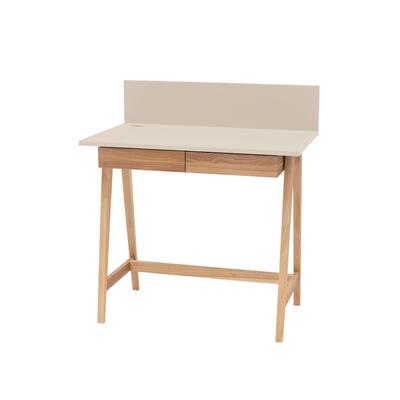 Schreibtisch, Holz, 85x50x75, Braun Beige