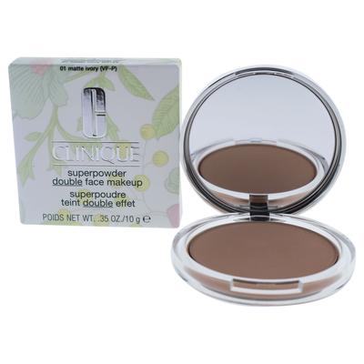 Superpowder Double Face Makeup - 01 Matte Ivory VF-P by Clinique for Women - 0.35 oz Powder