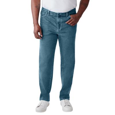Men's Big & Tall Liberty Blues™ Relaxed-Fit Stretch 5-Pocket Jeans by Liberty Blues in Blue Wash (Size 72 40)
