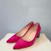 Kate Spade Shoes | Kate Spade New York Pink Suede Heels | Color: Blue/Pink | Size: 10