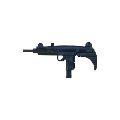 Blueguns Uzi Submachine Gun Training Guns Not Weighted No Light/Laser Attachment Rifle Black FSUZIB