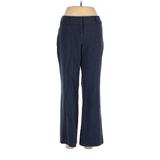 Ann Taylor LOFT Dress Pants - High Rise: Blue Bottoms - Women's Size 8 Petite