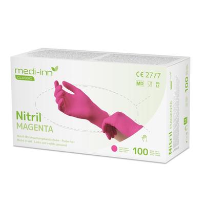 Medi-Inn Nitril Magenta Einmalhandschuhe 100 St Verband Image