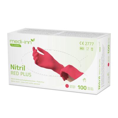 Medi-Inn Nitril Red Plus Einmalhandschuhe 10x100 St Verband Image
