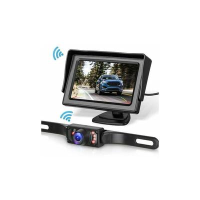 Mumu - Kabelloses Rückfahrkamera-System-Set für Auto/LKW/Van/Pickup/Wohnmobil.