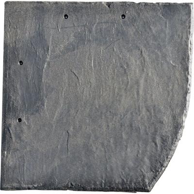 Stabuflex - Schindel Bogenschnitt rechts anthrazit 25x25 cm Dach Wand Verkleidung Image