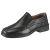 Slipper JOSEF SEIBEL "Bradfjord 07", Herren, Gr. 42, schwarz, Leder, elegant, Schuhe, Slipper, Festtagschuh, Komfortschuh in weiter Passform