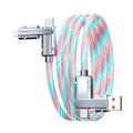 pd27w 100w in lega di zinco 2-tow 2 stelle abbagliante streamer cavo dati di ricarica rapida Cavo di ricarica luminoso 4 in 1