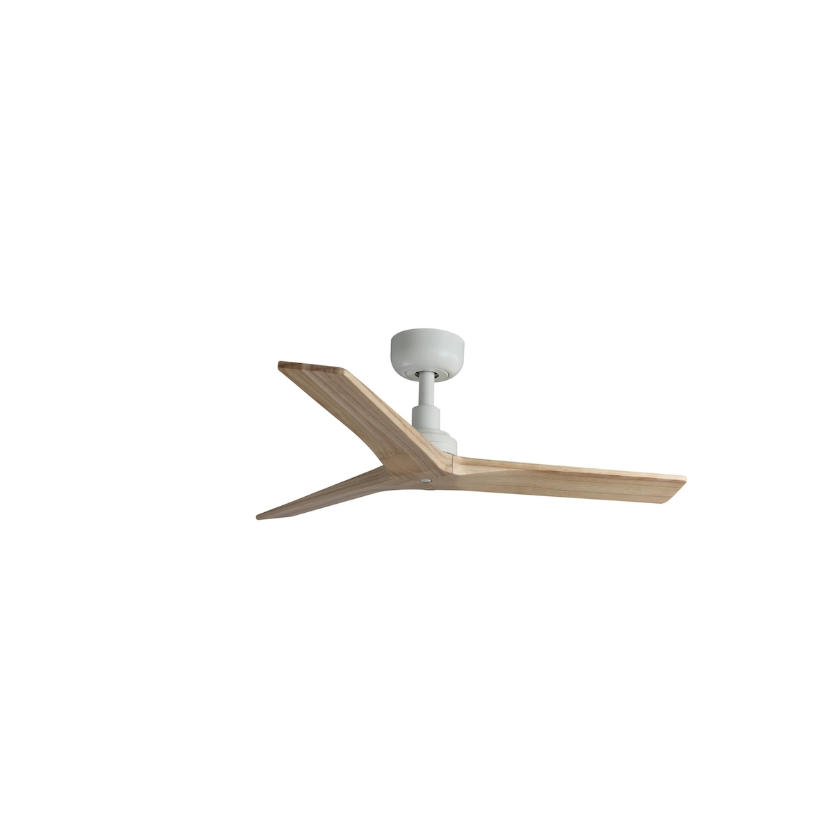 faro barcelona KLIM S DC Ventilator aus Weiß/Eichenholz Image