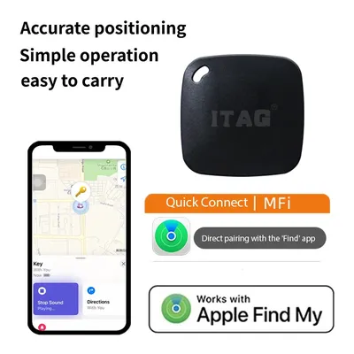 Smart Bluetooth GPS Tracker with Find My APP Anti Lose Reminder Device for Phone ITag Locator MFI