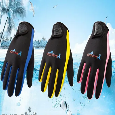 New Best Selling 1.5mm Neoprene Gloves Diving Surfing Spearfishing Snorkeling Warm Gloves Fashion