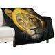 WCEECE Fnigst Pillow Blanket Ultra-soft Micro Lion King Blanket Soft And Warm Digitally Printed Blanket Flannel Christmas Birthday