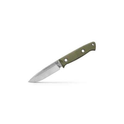 Benchmade Sibert Bushcrafter Fixed Blade Knife 4.38in CPM-S30V Super Premium Stainless Steel Green 163-1