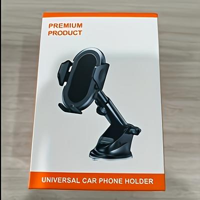 TEMU 1pc Suction Cup Holder H009 Car Mounted Navigation Bracket For Trucks, Central Control Dashboard, Suction Cup Type In Car Mobile Phone Holder