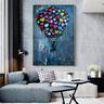 Banksy Balloon oil painting hand painted Canvas Balloon painting Banksy Art oil painting Wall Art Canvas Design air balloon graffiti banksy painting