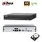 Nvr 4 canali poe Dahua 8.0 mpx onvif hard disk 2 tb