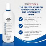 TRIDESIGN TRI Professional Hair Care Moisturizing Shampoo 32 oz for All Types of Hair Dry Fine & Oily Hair Jojoba Extracts Panthenol Collagen Protein & Henna Hair Thickening
