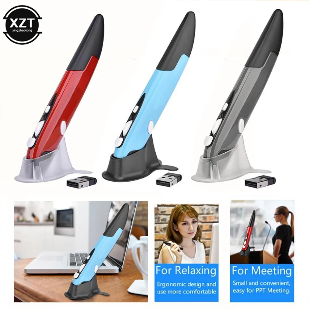 NEUESTE 2,4G Drahtlose Optische Presenter Stift Maus für Tablet Laptop PC Desktop Neue Mini 2,4 GHz USB Maus Computer peripheriegeräte Image