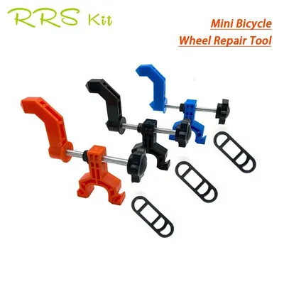 Rrskit Mini Fahrrad Rad Abrichten Ständer Fahrrad Felgen Einstellung Werkzeuge MTB Fahrrad Rad Wartung Werkzeuge Fahrrad Zubehör