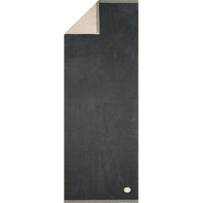 Saunatuch EGERIA "BEN", grau (slate grau), B:75cm L:200cm, Frottier, Obermaterial: 100% Baumwolle, Handtücher (Packung),