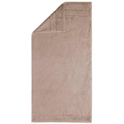 Badetuch EGERIA "Prestige", grau (taupe), B:75cm L:160cm, Walkfrottee, Obermaterial: 100% Baumwolle, Handtücher (Packung