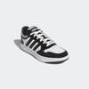 Sneaker ADIDAS SPORTSWEAR "HOOPS 3.0", Gr. 48, schwarz-weiß (cloud weiß, core schwarz, grau two), Synthetik, Leder, Textil, sportlich, Schuhe