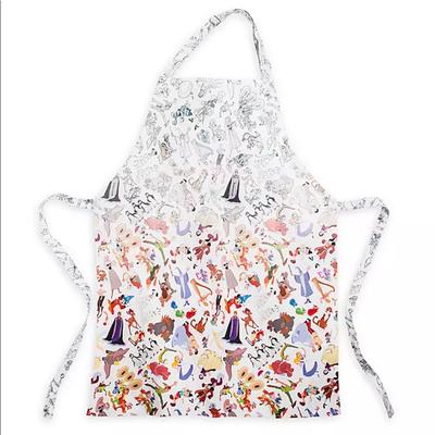 Disney Kitchen | Disney Ink And Paint Adult Apron | Color: Silver | Size: Os