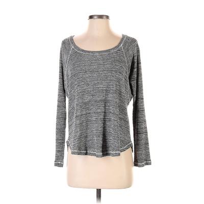 Splendid Thermal Top Gray Scoop Neck Tops - Women's Size Small