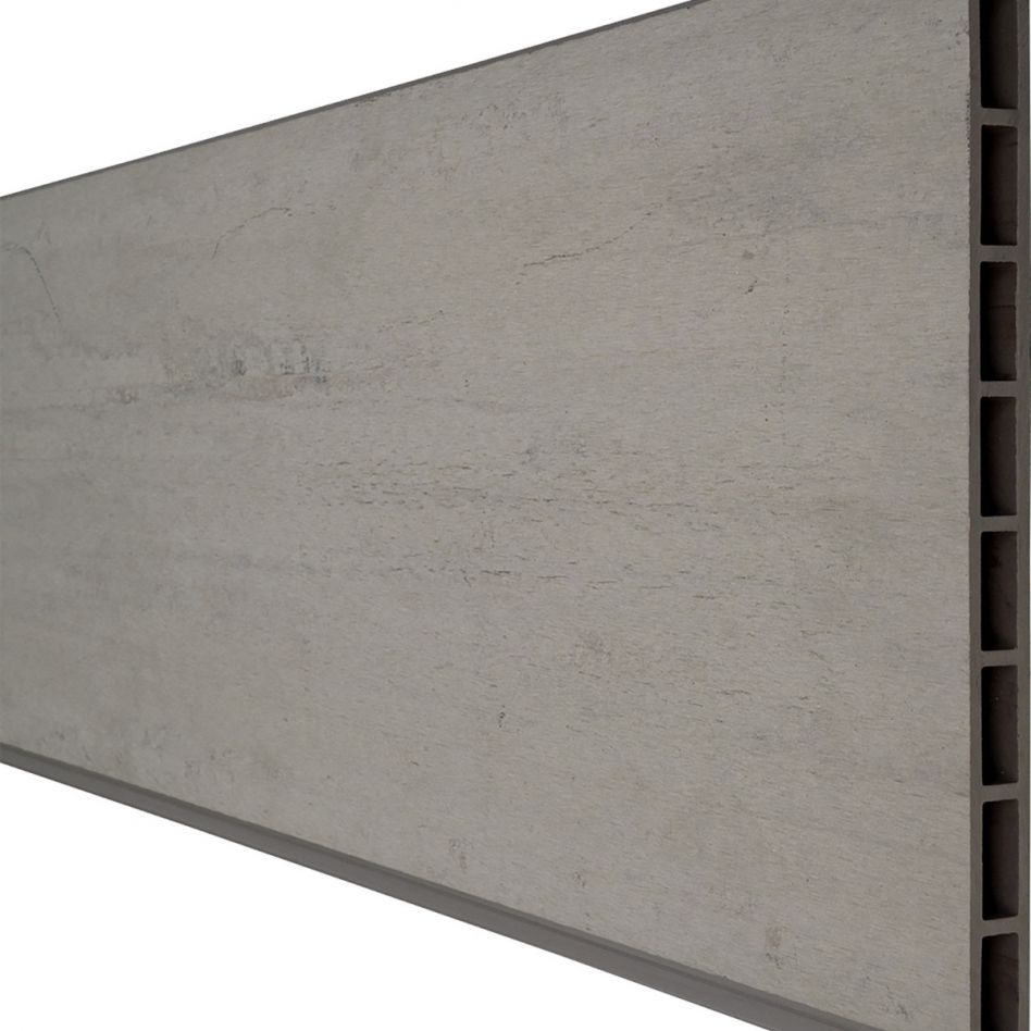 GroJa Solid Grande Steckzaun Sichtschutzzaun Bi-Color Sand Einzelprofil Sichtschutz Steckzaun Lamellenzaun Image