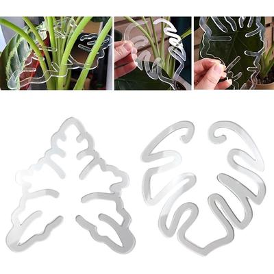 2pcs/set Turtle Shell Bamboo Clamp Set, Plant Stem Plastic Support, Turtle Shell Bamboo Clamp Reusable Plant Retaining Support, Flower Stem Holder