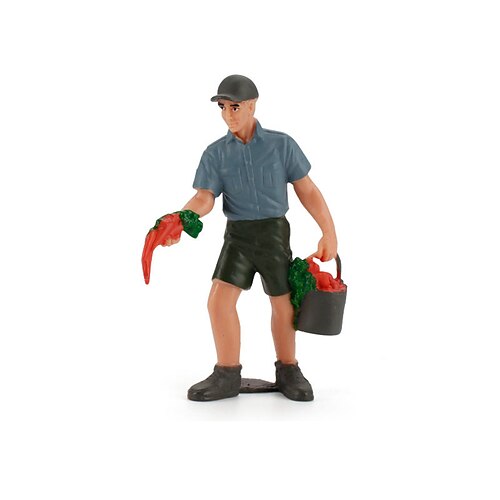 Simulierte Desktop-Sandbox-Szenencharakter-Dekorationen Landfrauen Mechaniker Züchter Tierärzte Mehrere professionelle Sets und Figuren Weihnachtsgeschenk Image