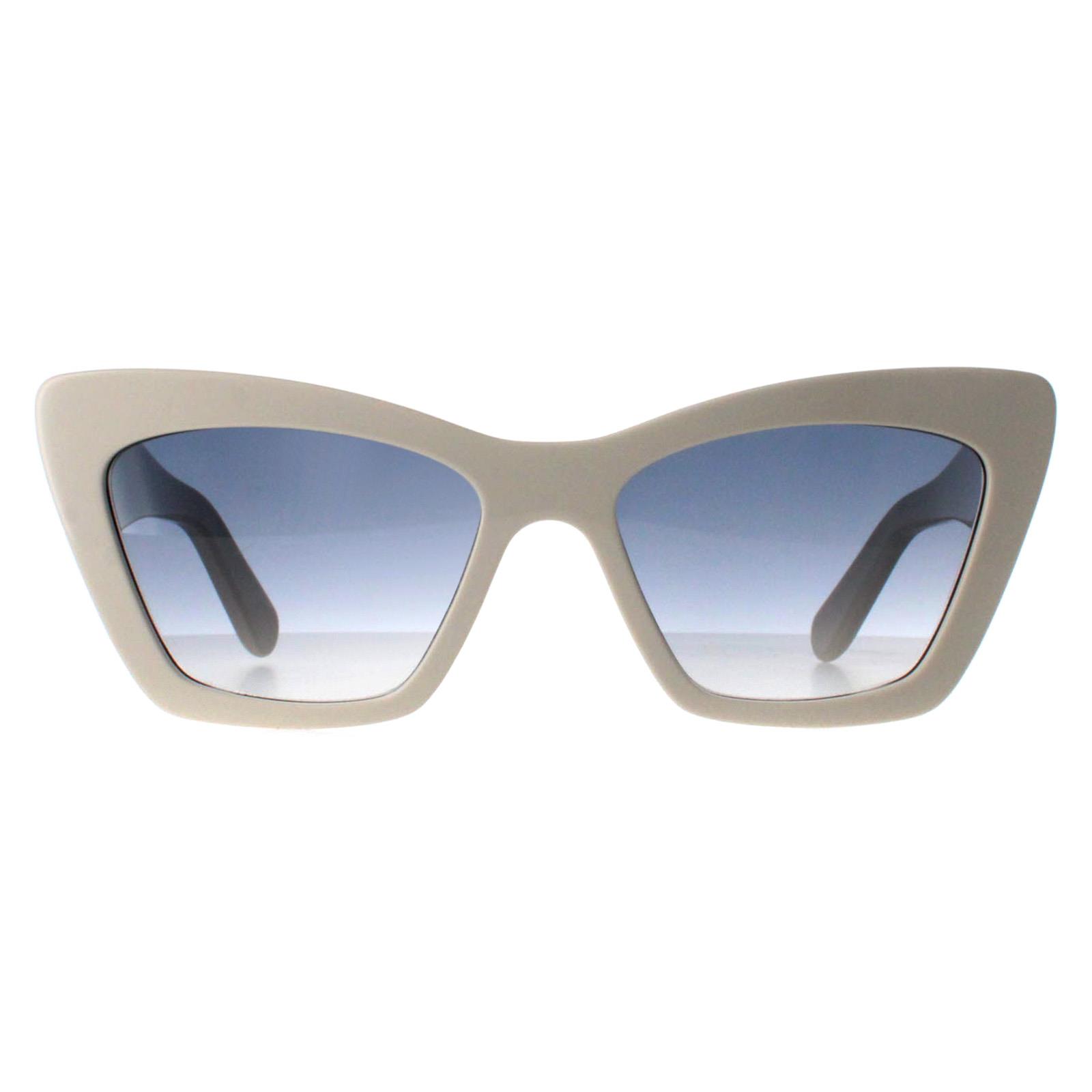 Salvatore Ferragamo SF1081SE 103 ivoorblauwe zonnebril met kleurverloop Image