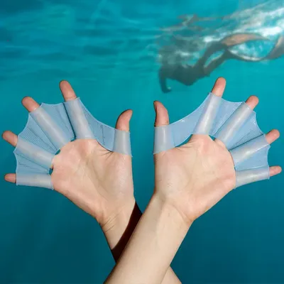 Silicone Swimming Fins Flipper Men Women Child Swim Pool Sport Professional Training Finger Hand