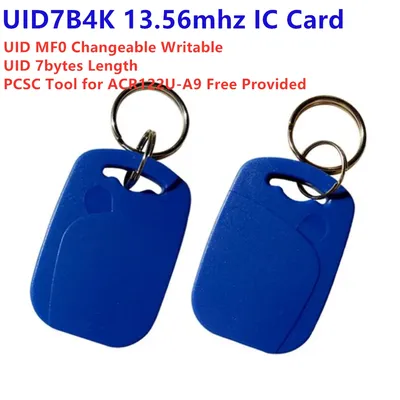 NFC 13.56Mhz MF S70 4K UID 0 block 7 bytes GEN3 Rewrite Changeable rfid keyfobs Writable Chinese