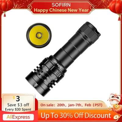 Sofirn SD05 Scuba Diving Light XHP50.2 Super Bright 3000lm 21700 Dive Flashlight with Magnetic